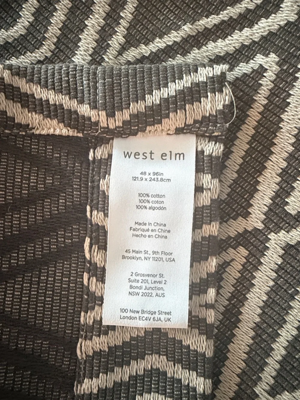 West Elm Curtain Set